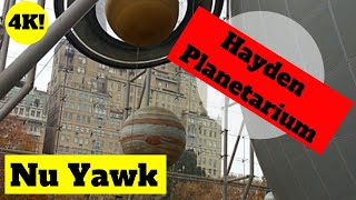 New York City video tour of the Hayden Planetarium 4K