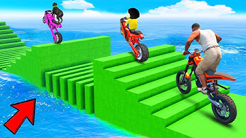 SHINCHAN AND FRANKLIN TRIED THE IMPOSSIBLE PARKOUR CHALLENGE GTA 5