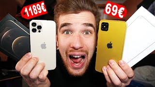 69€ iPhone 12 Pro WISH vs 1189€ iPhone 12 Pro!