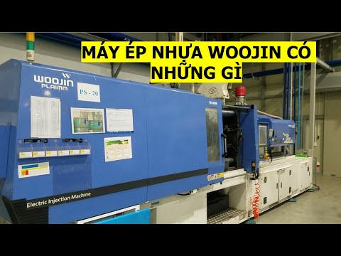 Trên tay máy ép nhựa Woojin T350M có những gì?
