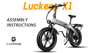 Luckeep Electric Bike Unboxing and Assembly | E-Bike Unboxing