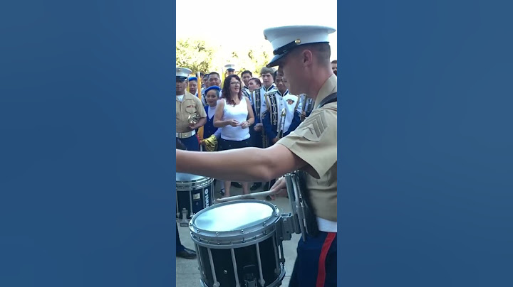 Drums Battle, student vs marine #drumline