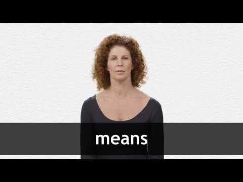 How to pronounce MEANING in American English