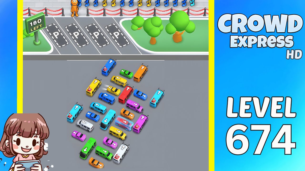 Crowd Express Level 674 Solution Walkthrough