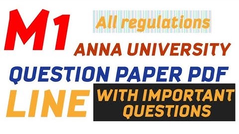 Engineering Mathematics 1 important question papers update 2020