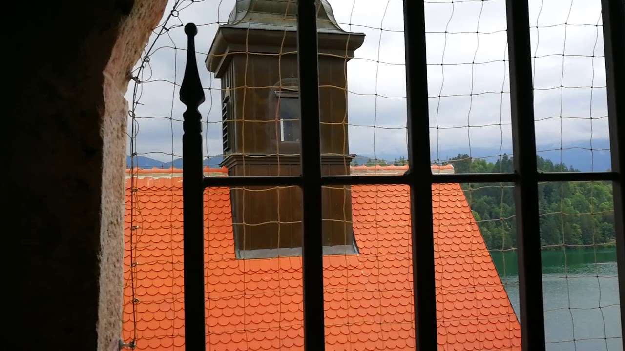 Lake Bled's Church Bell close up ringning YouTube