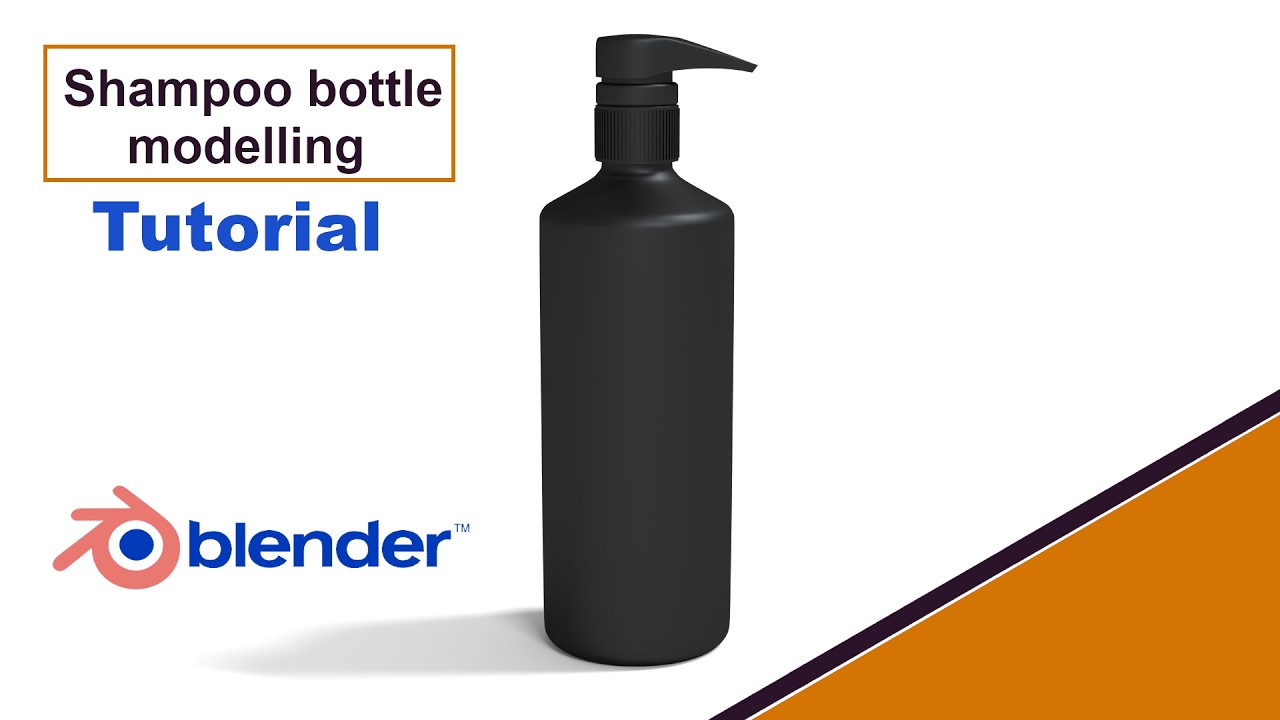 Blender- Shampoo bottle or product modelling tutorial in blender - YouTube
