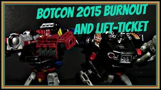 Botcon 2015 || Cybertron's Most Wanted - Burnout and Lift Ticket