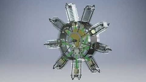 9 Cylinder Radial Engine - Inventor Studio