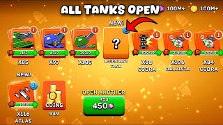 OPEN All Tanks By LEGENDARY CHEST🧰 | Hills Of Steel Version 6.5.0 | 2024 Latest Video