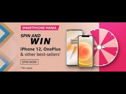 Amazon Smartphone Mania Quiz Answer: Spin And Win iPhone, OnePlus, Redmi 9 Mobiles And More