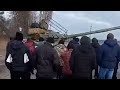 Люди в Корюкове голыми руками выгнали оккупантов на танках из города