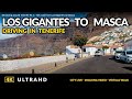 4K Scenic drive from Los Gigantes to Masca  - Driving around Tenerife