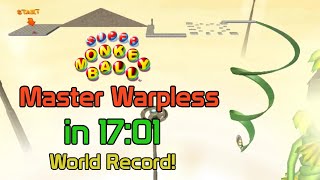 [World Record] Master Warpless in 17:01 - Super Monkey Ball Speedrun