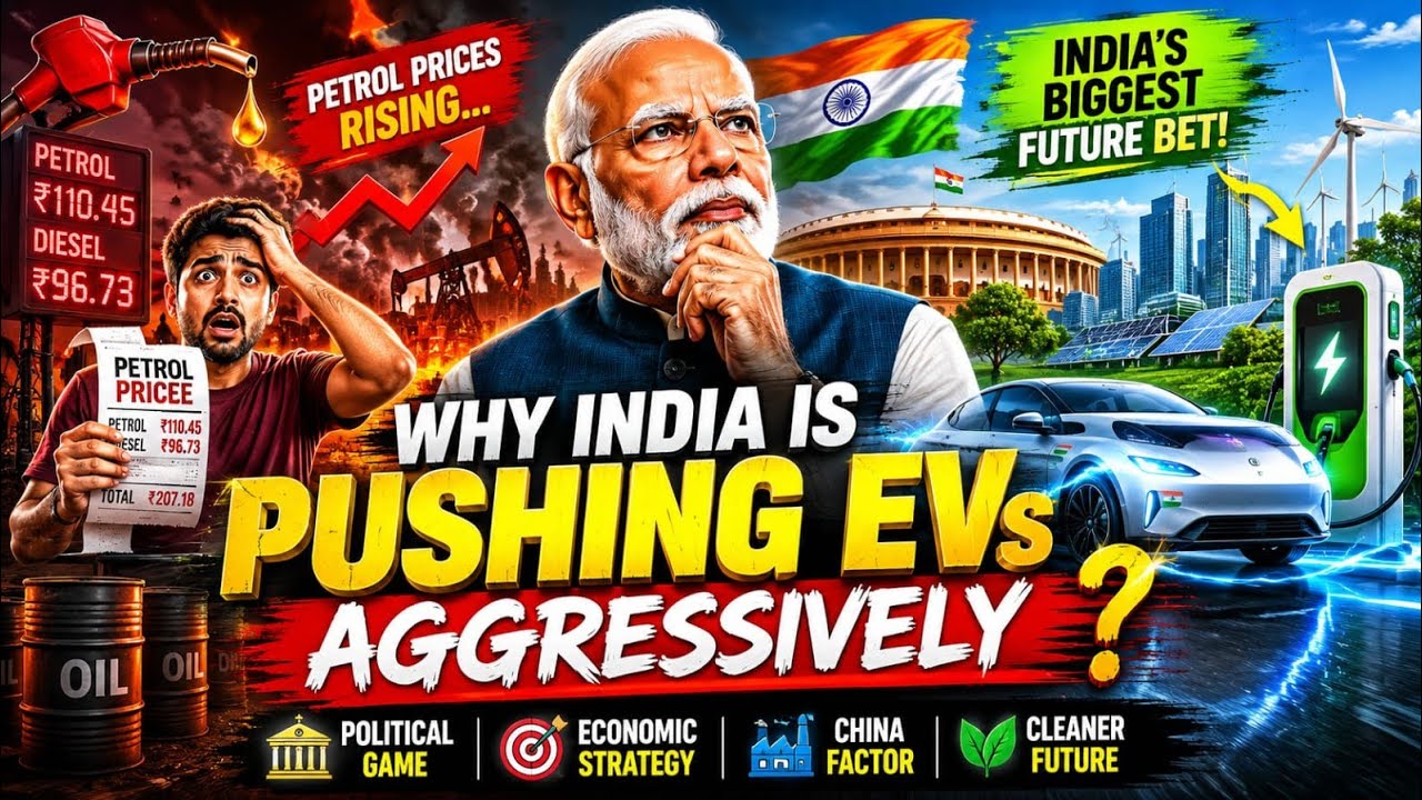 Why India Is Pushing EVs Aggressively? 🇮🇳⚡ | Real Truth Explained
