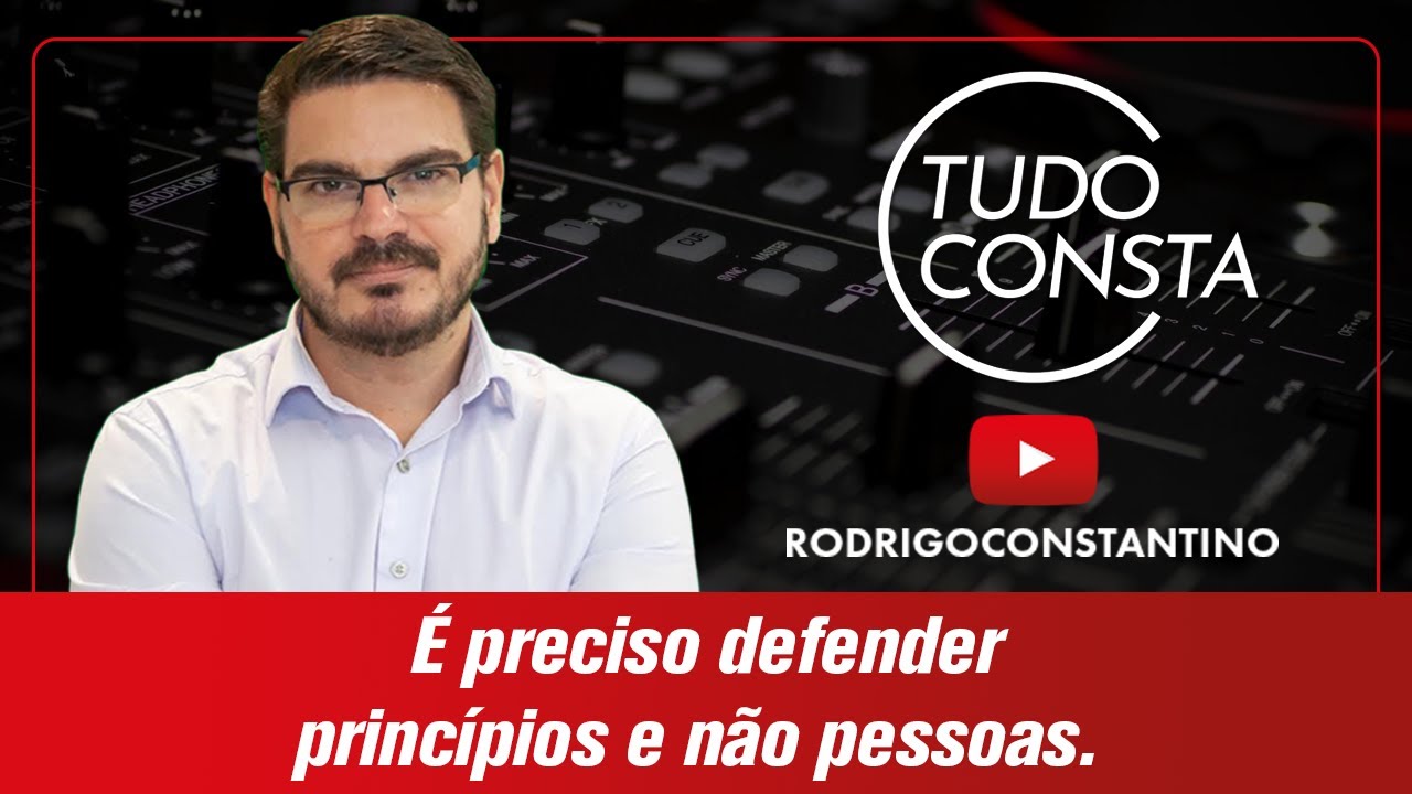 É preciso defender princípios e não pessoas!