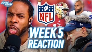 Reaction to Cowboys-49ers, Saints-Patriots, Jets-Broncos, Chiefs-Vikings | Richard Sherman NFL