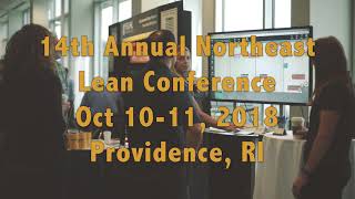 The 14th Annual Northeast Lean Conference is coming