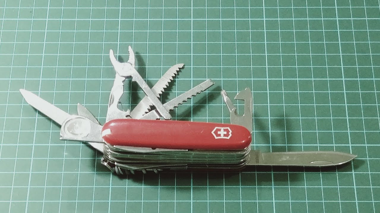 Multitool EDC Victorinox Swiss Champ YouTube