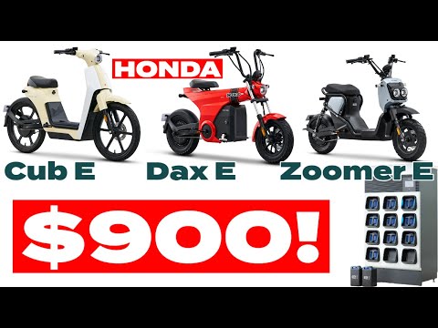 Honda Releases CHEAP New Motorcycles: Dax E, Cub E & Zoomer E