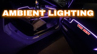 Installing AMBIENT LIGHTING On My Mustang!! | Glowride Kit (S550)