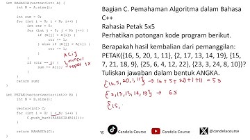Pembahasan soal OSN K Informatika 2025 No  36