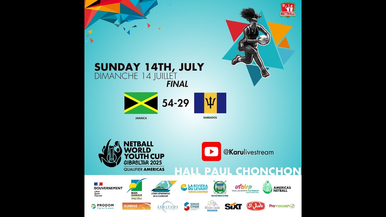 Jamaica vs Barbados FINAL Highlight Netball World Youth Cup