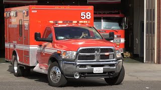 LAFD Rescue 58 Responding