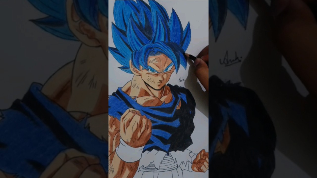 Goku ssj blue  Dragon ball art goku, Dragon ball super manga