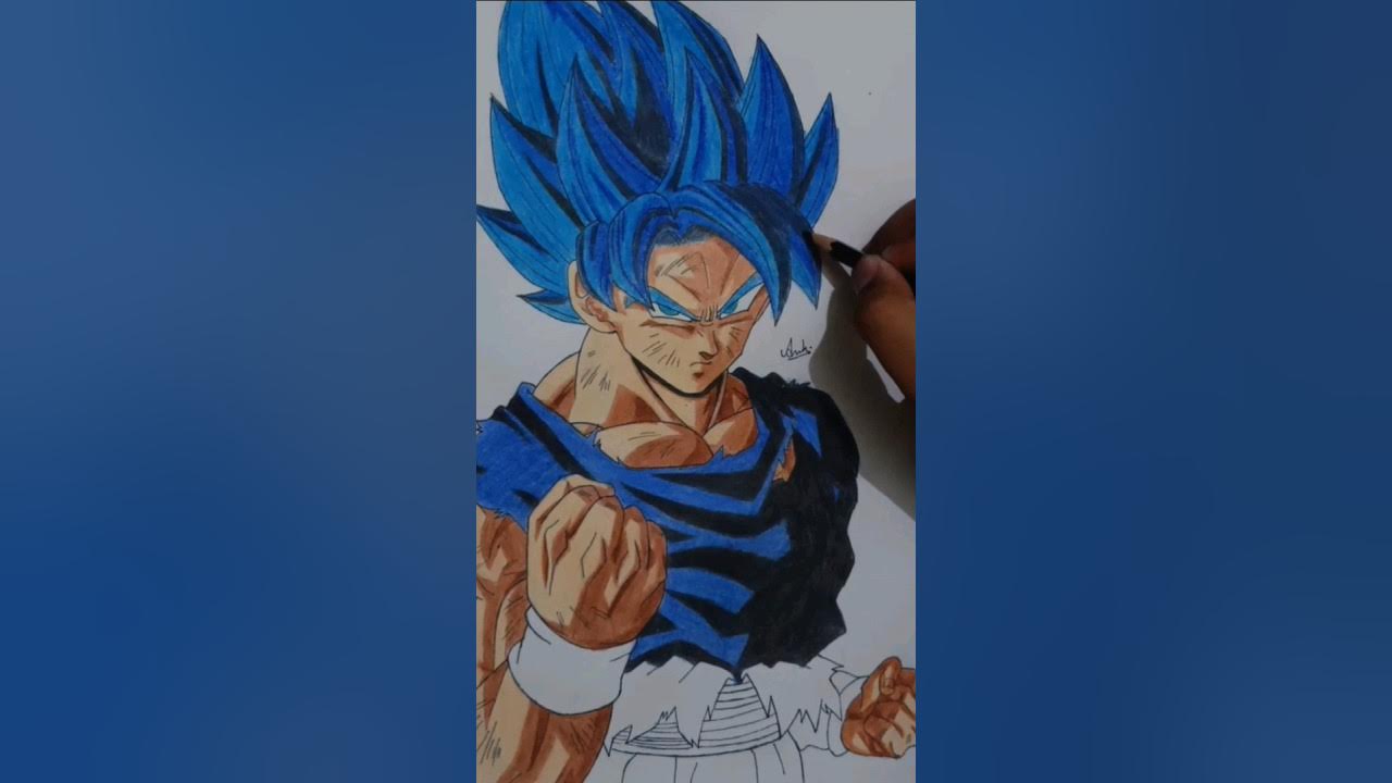 Goku SSJ Blue  Anime dragon ball super, Dragon ball painting, Dragon ball super  goku