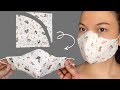 EASY!! Fast And Easy Way To Make Face Mask 3 Layers