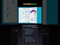 Portfolio Book Animation | Interactive Profile UI with CSS &amp; JS #Shorts #cssanimation #portfolio