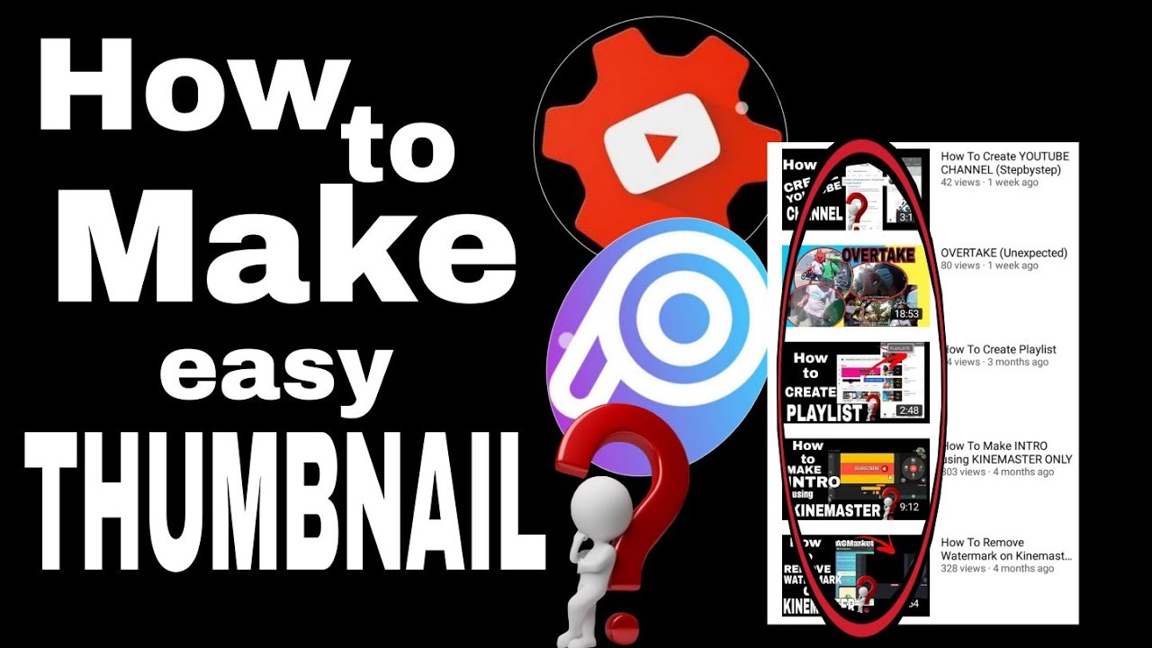 How to make Thumbnail Using Android Phone? - YouTube