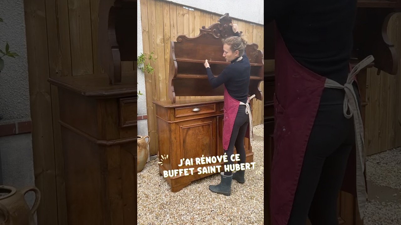 Je rénove un vieux buffet Saint Hubert ✨ 