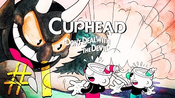 Cuphead - Gameplay Walkthrough Part 1- World 1 - NO COMMENTARY [1080pHD 60FPS]