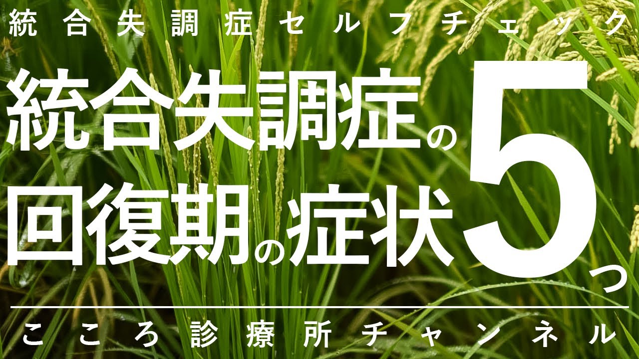 【統合失調症】統合失調症の回復期の症状5つ【精神科医が10.5分で説明】社会復帰｜再発｜葛藤
