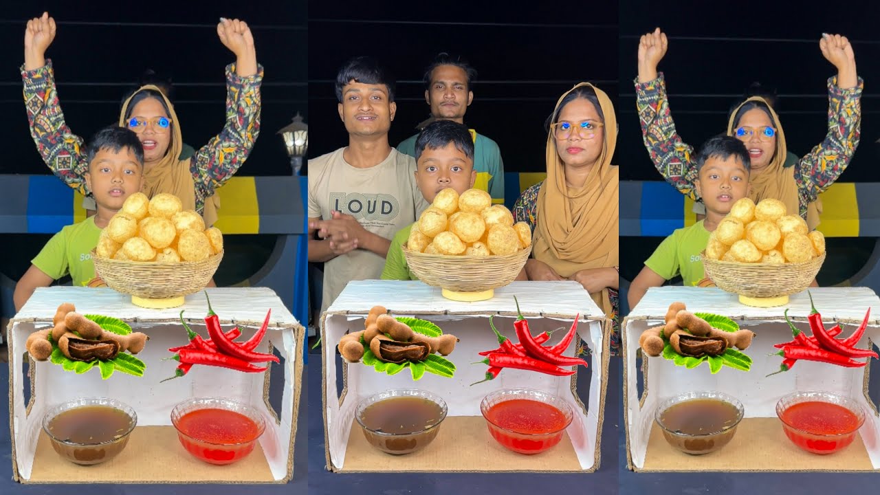 তেঁতুল জল নাকি লঙ্কা জল Funny ফুচকা Challenge