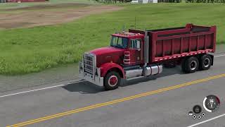 HEAVY TRUCK DRIVING ON HIGHWAY ROADS BEAMNG.DRIVE