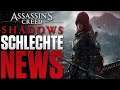 Schlechte nachrichten und release datum leak von assassins creed shadows