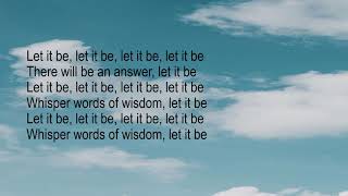 Let it be -Vazquez Sounds (lyrics)