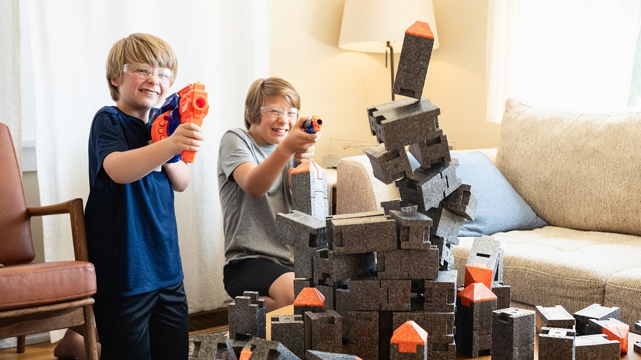 Blaster Blocks - Build Up, Blast Down! - YouTube