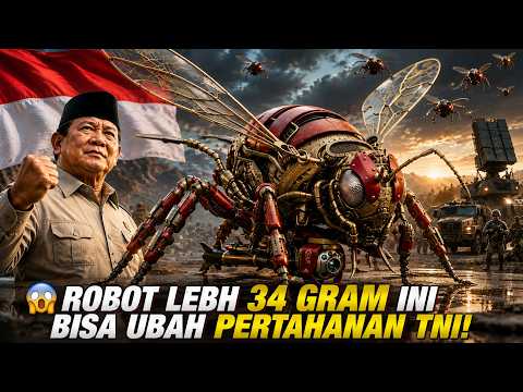 😱 IS INDONESIA ADOPTING THE “BIONICBEE”!? This 34-Gram Bee Robot Could Change TNI Defense!