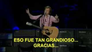 Paul McCartney- Every Night (Zocalo,Mex) Subtitulada Español