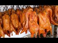 脆皮烤鴨/Crispy Roasted Duck 一開門訧排隊的木碳火烤烤鴨- 台灣街頭美食