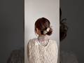 【ボサボサヘアーからのシュシュ1本簡単アレンジ】 #ヘアアレンジ #簡単ヘアアレンジ #ヘアアレンジ動画 #シュシュ#hairtransformation #hair #hairstyles