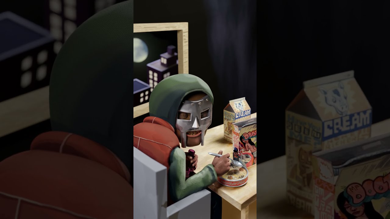 MF DOOM MM FOOD Album Cover Animation