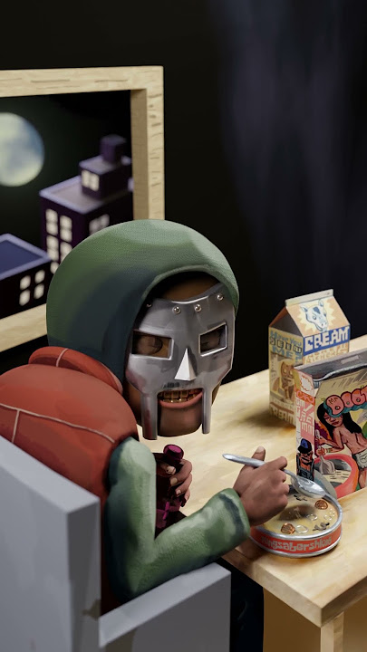 MF DOOM - MM..FOOD Album Cover Animation