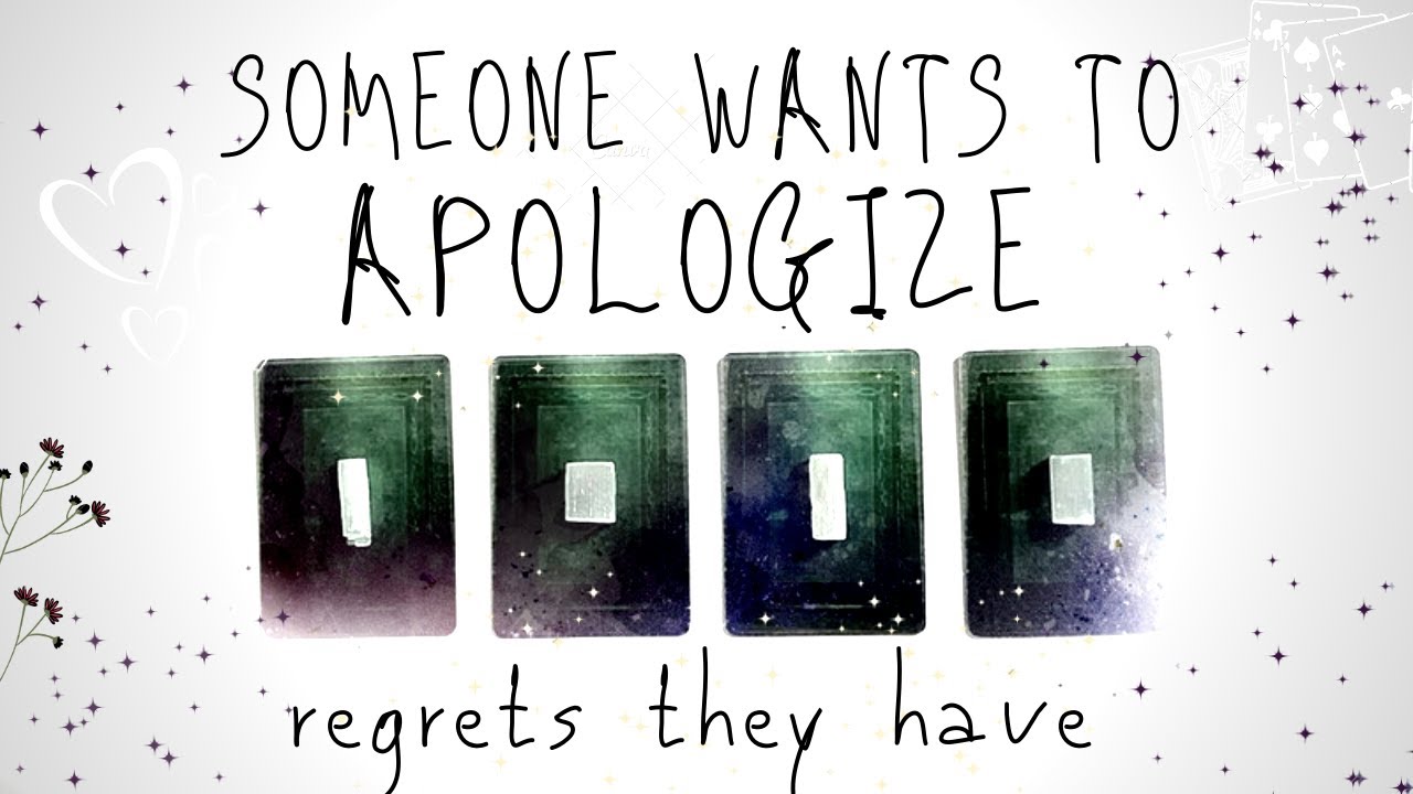 Who wants to APOLOGIZE? - Pick a Card - Why They are sorry?