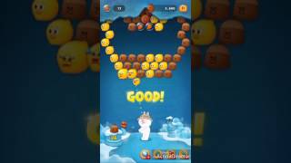 Line bubble game 2 level 737 라인버블 레벨 737 LINE バブル２stage 737 screenshot 5