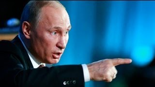 Putin's speaks at first news conference in third term